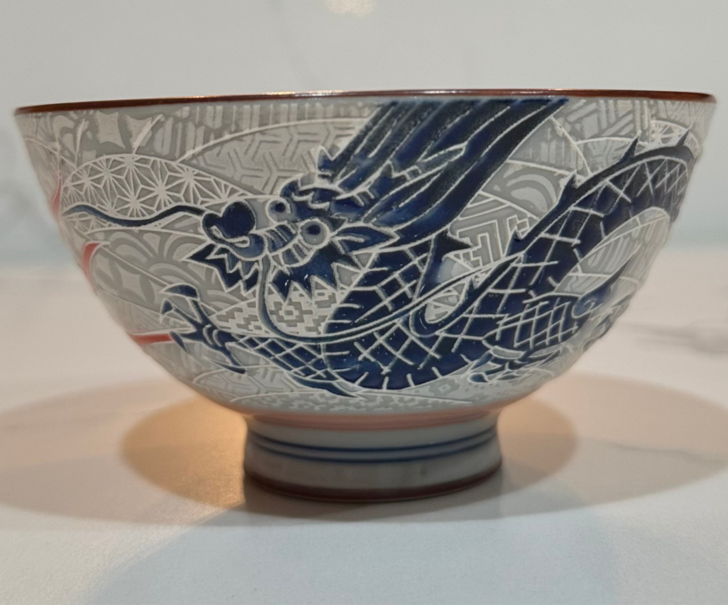 Etched Dragon Bowl