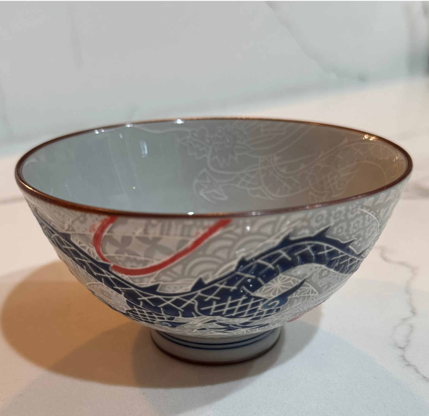Etched Dragon Bowl