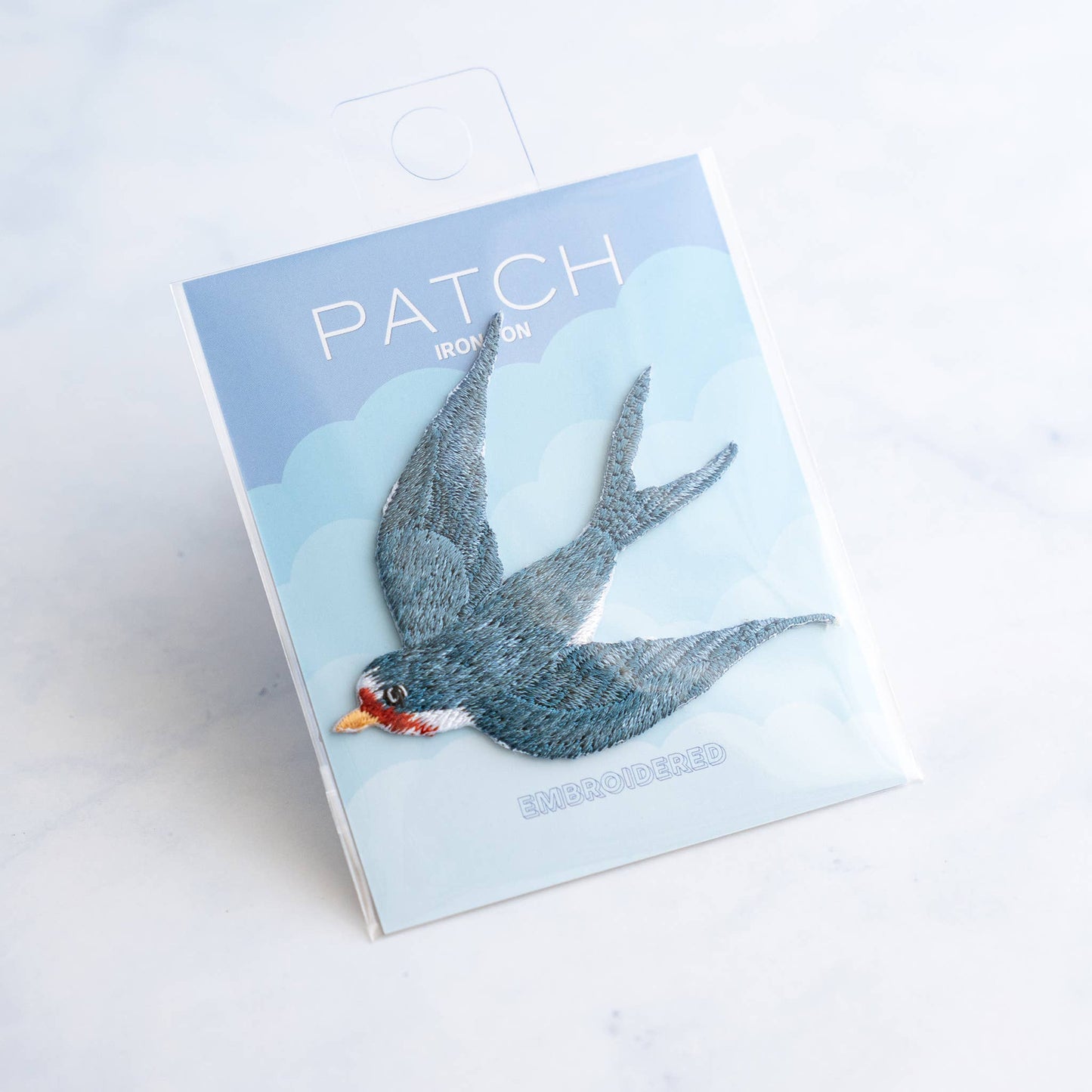 Swallow Bird Patch- Blue