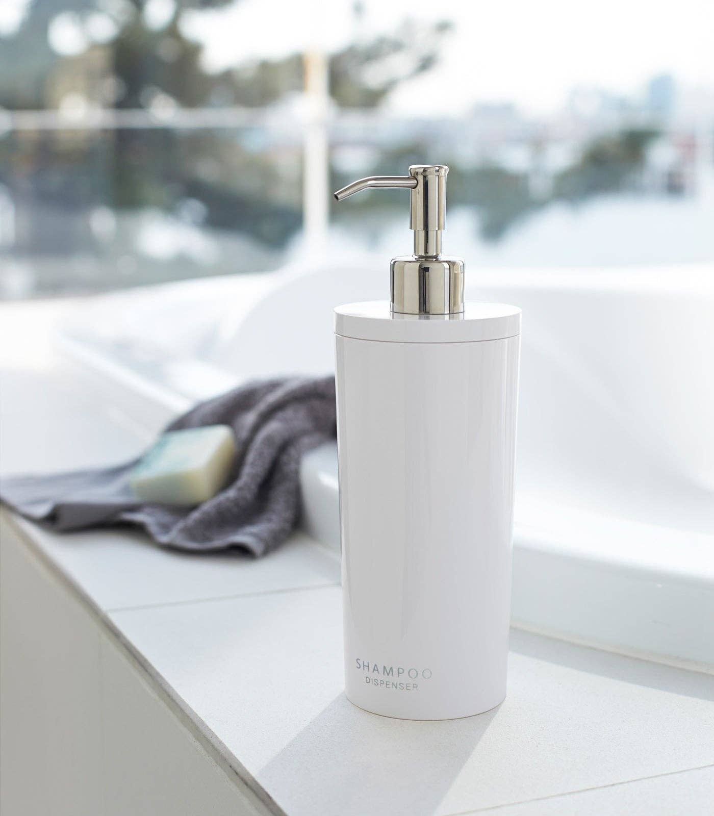 Tower Shampoo Dispenser - Shampoo: White