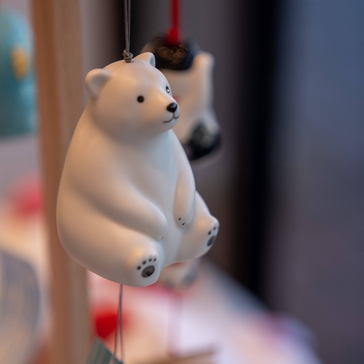 Yakushi Kiln Seto Wind Chimes - Polar Bear