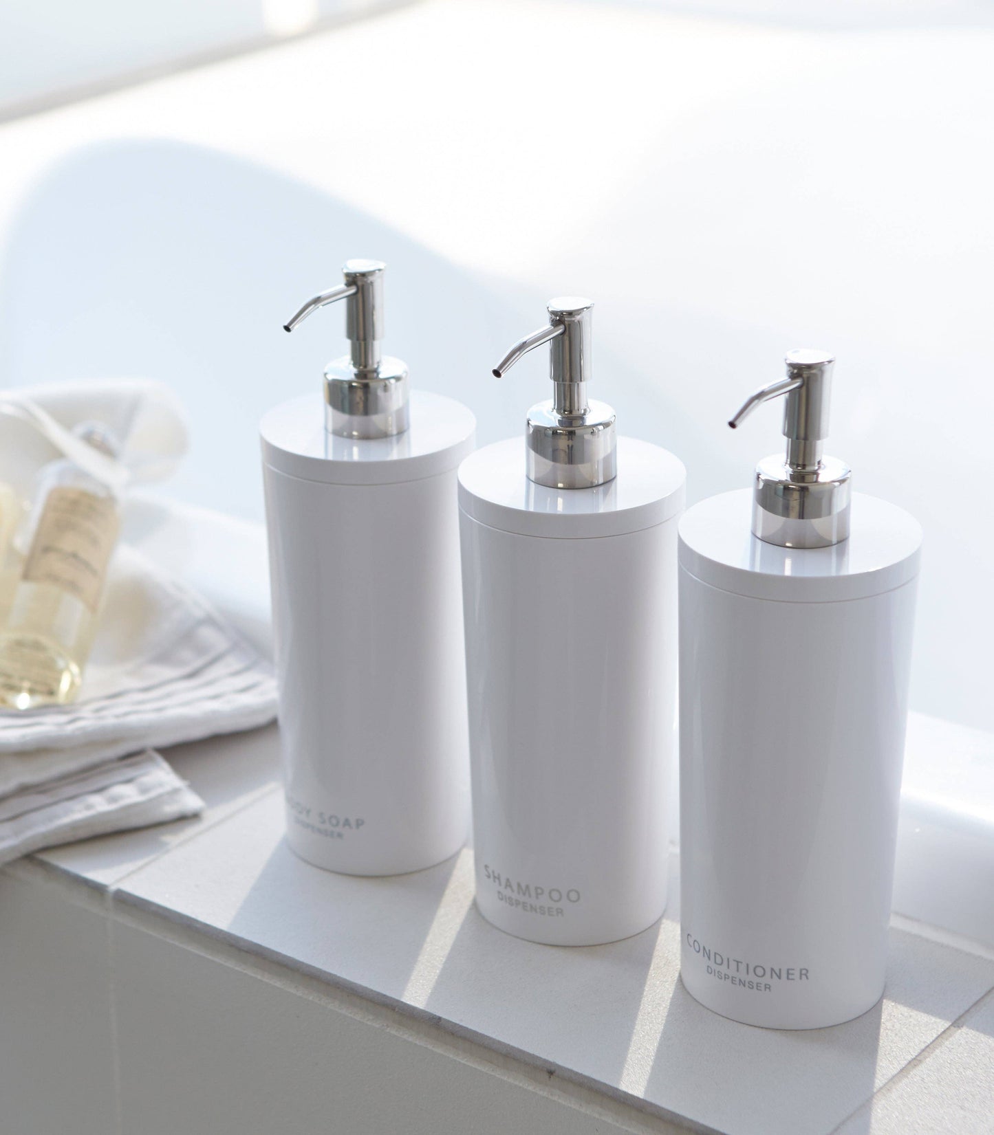 Tower Shampoo Dispenser - Shampoo: White