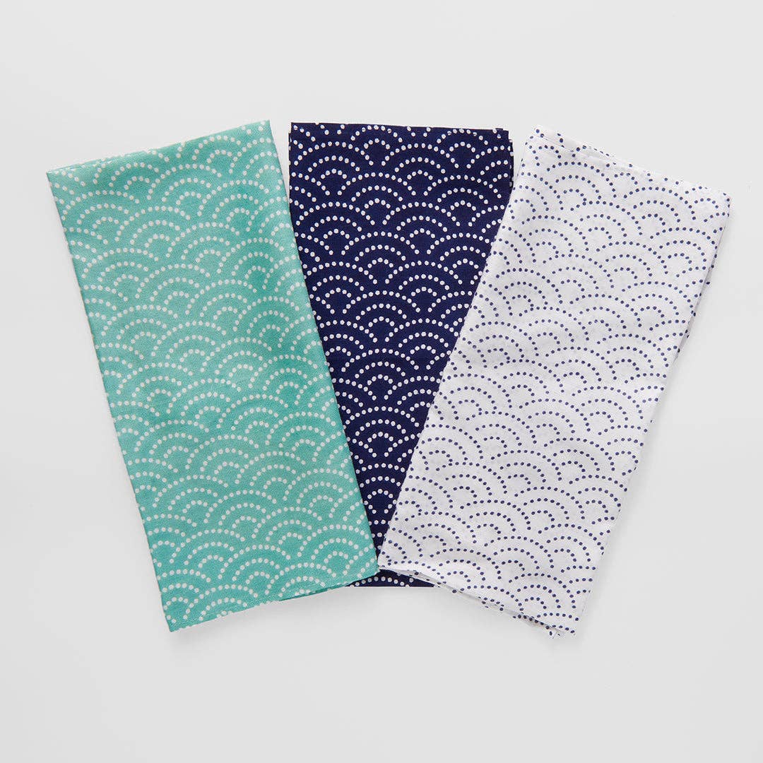 Green Furoshiki Wrap- Large