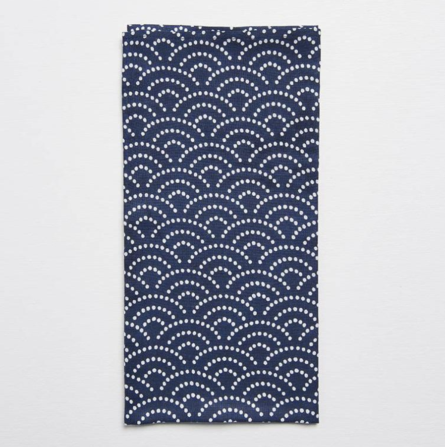 Blue Reusable Furoshiki Wrap