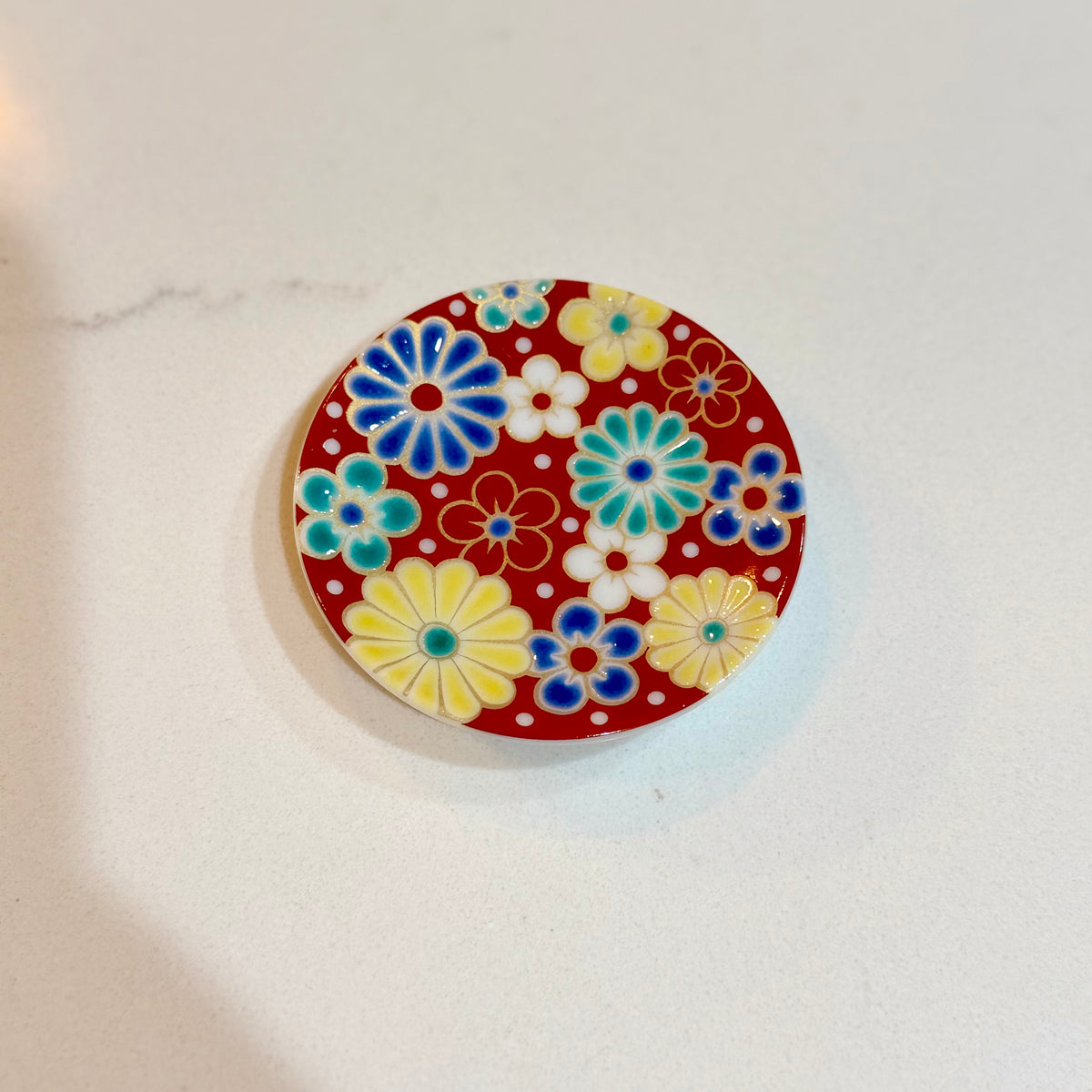 Kutani Princess Chopstick Holders (Tiny Plates)