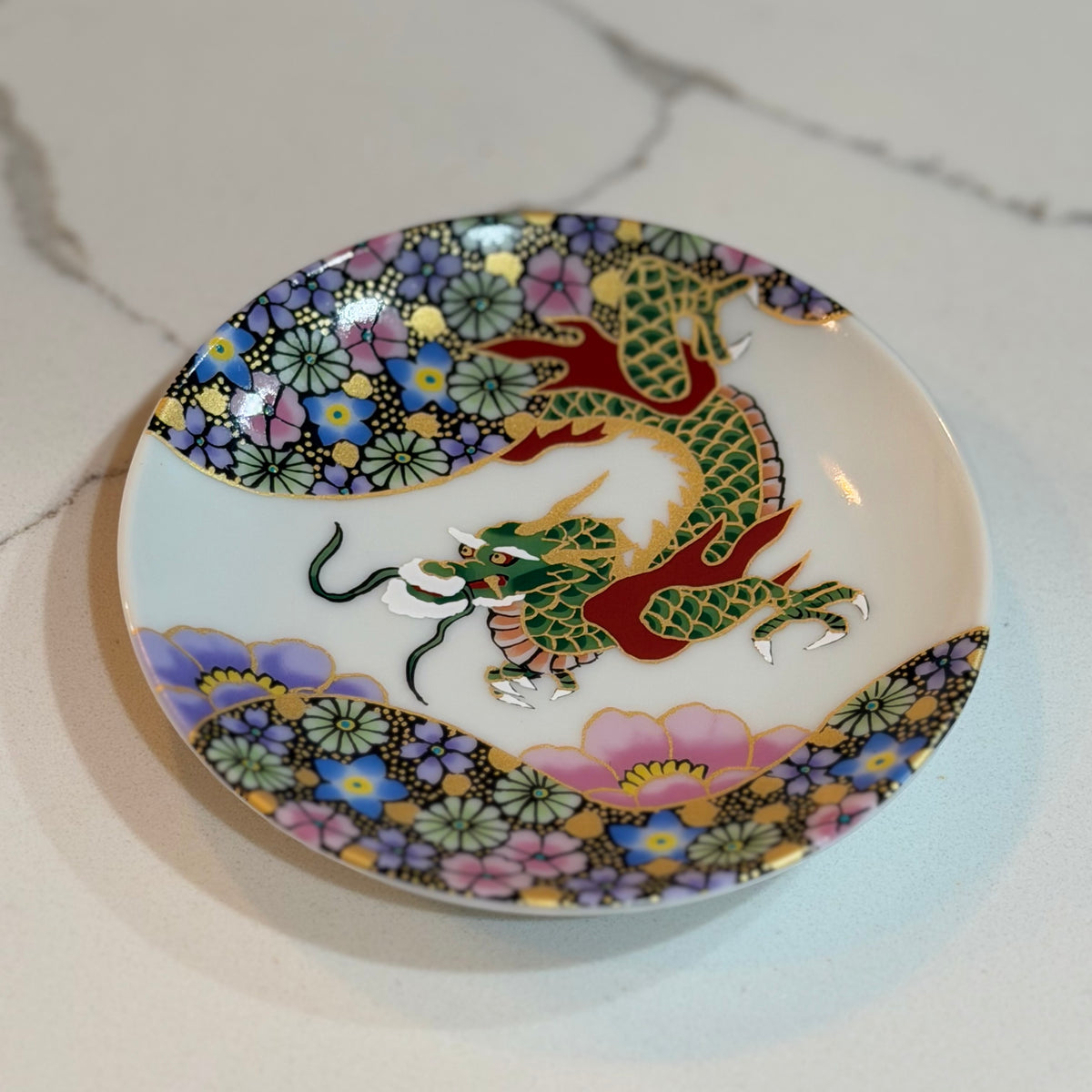Kutani Dragon's Breath Plate