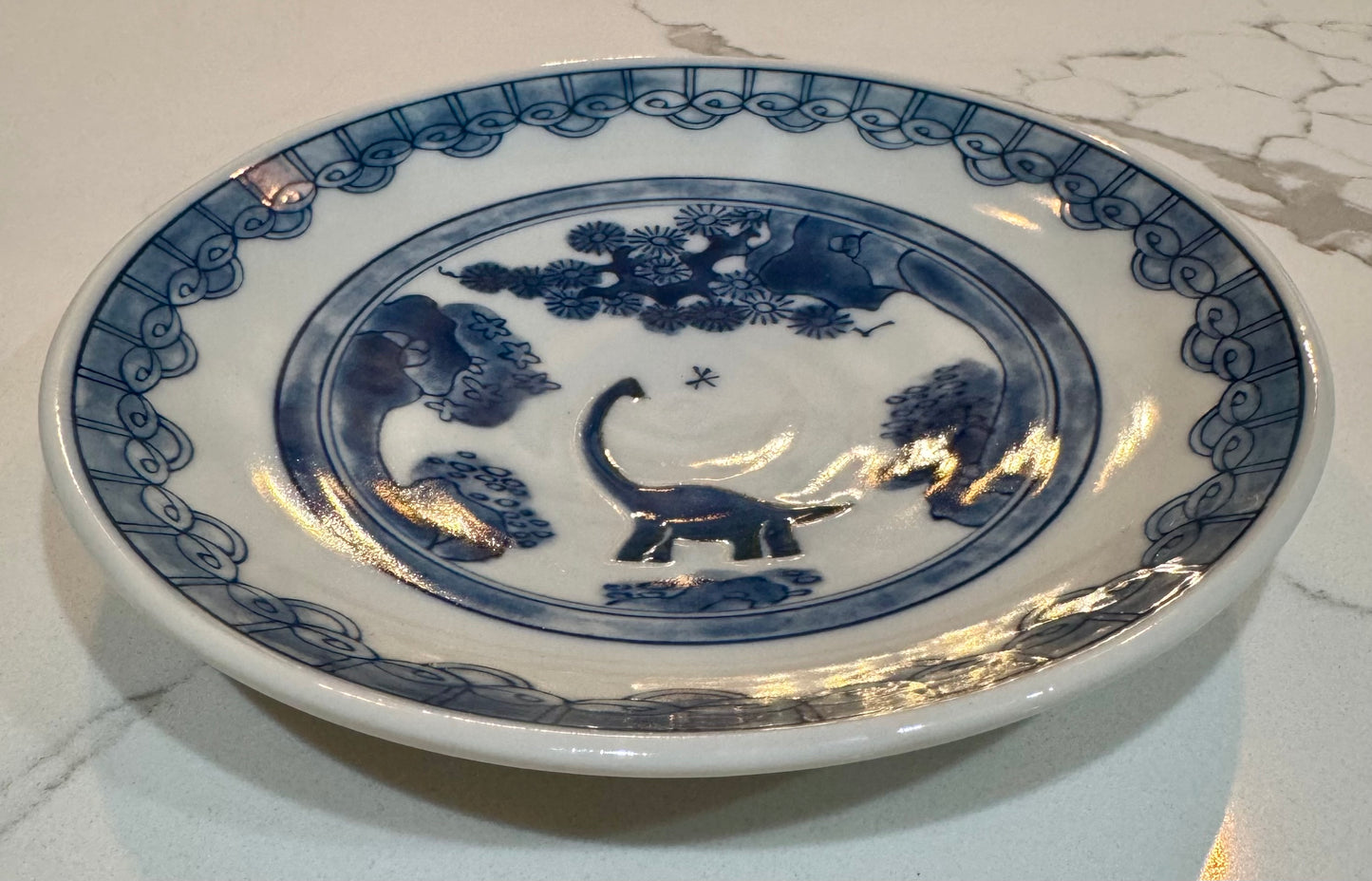 Awasaka Brontosaurus Appetizer Plate