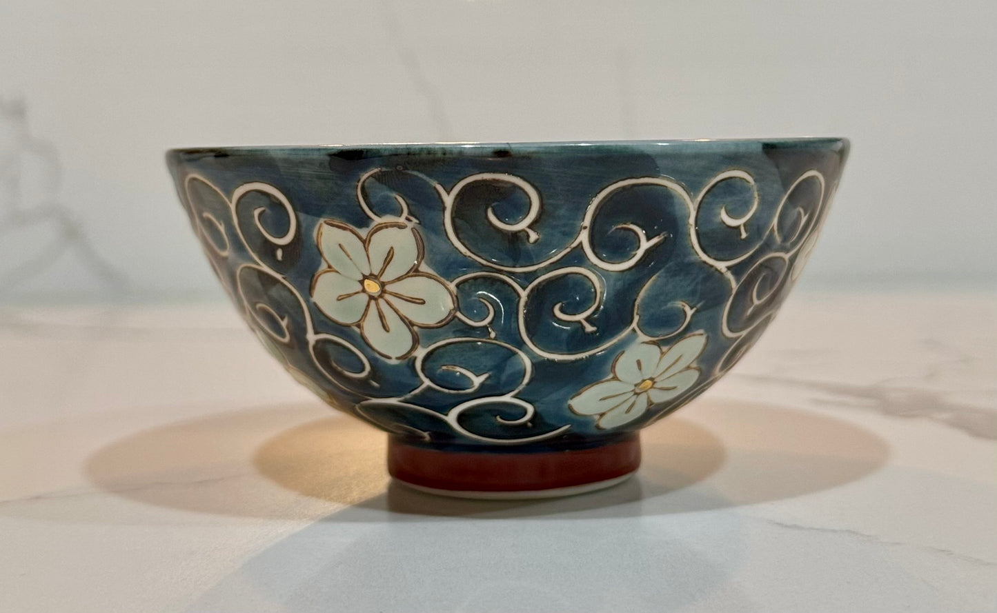 Shimmering Sky Gold Flower Bowl