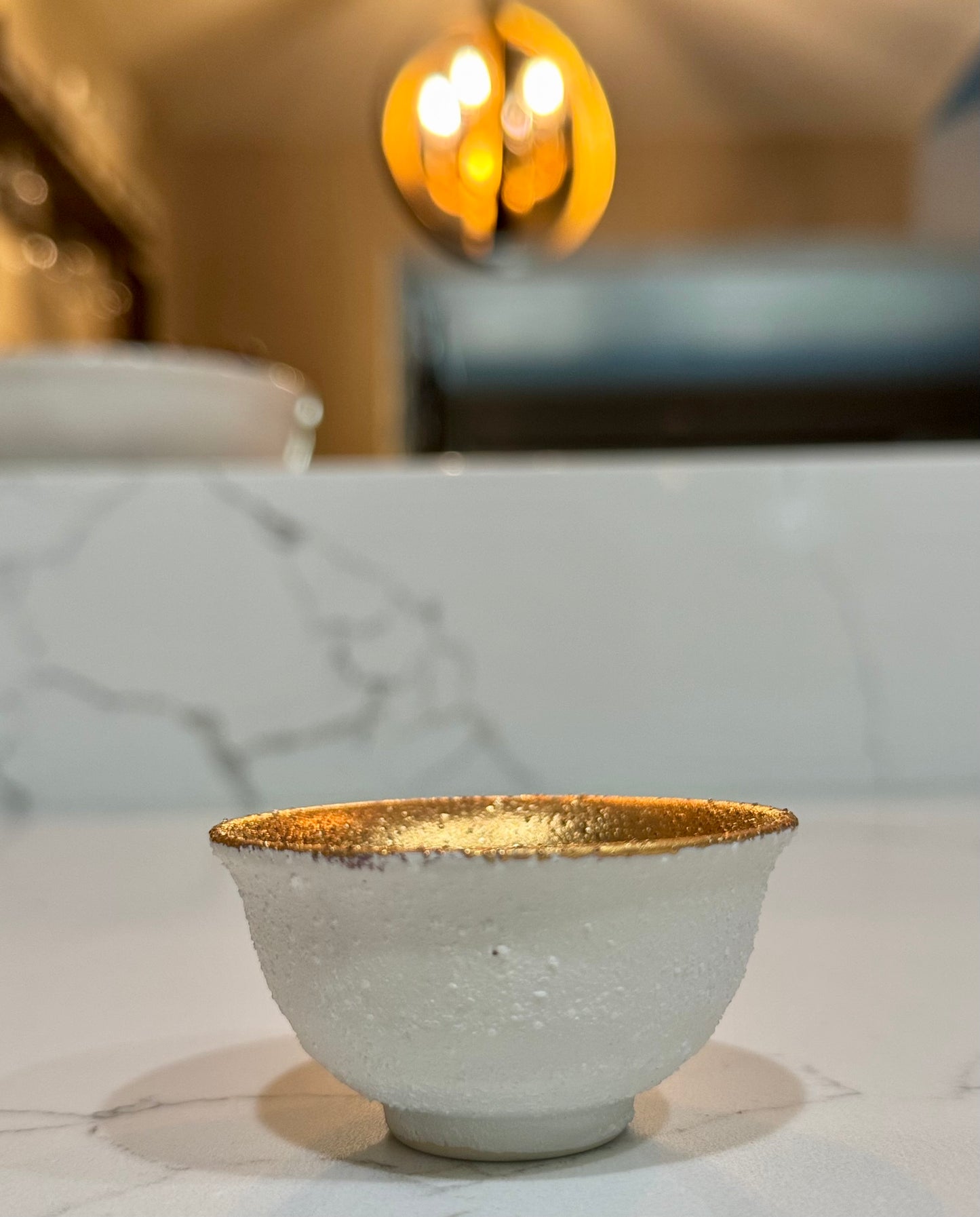 Rose Gold Foil Teacup
