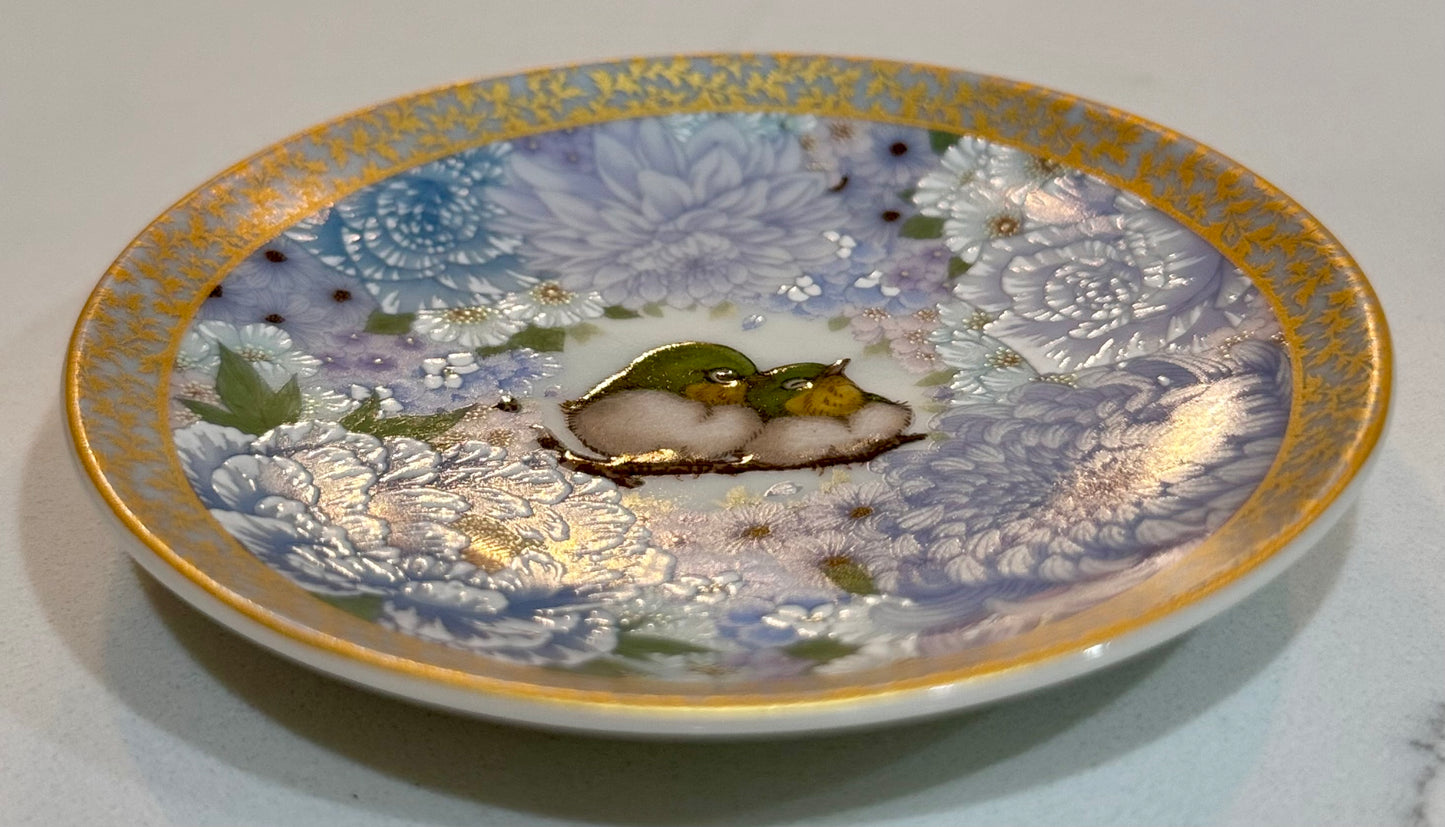 Kutani Lovebirds Plate