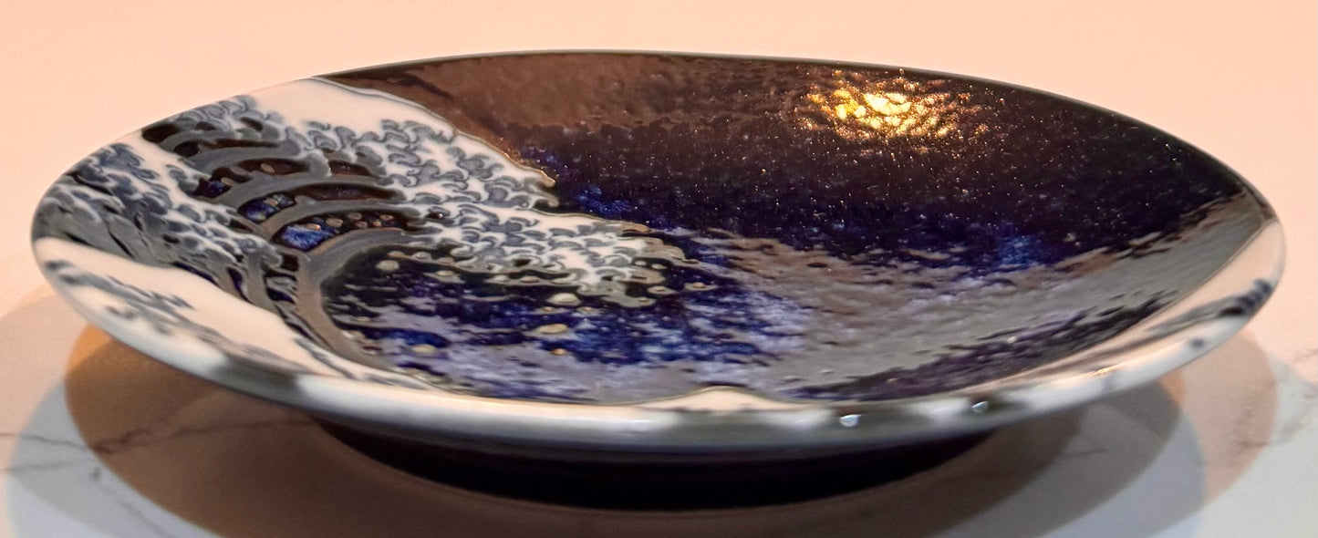 Hokusai Appetizer Plate
