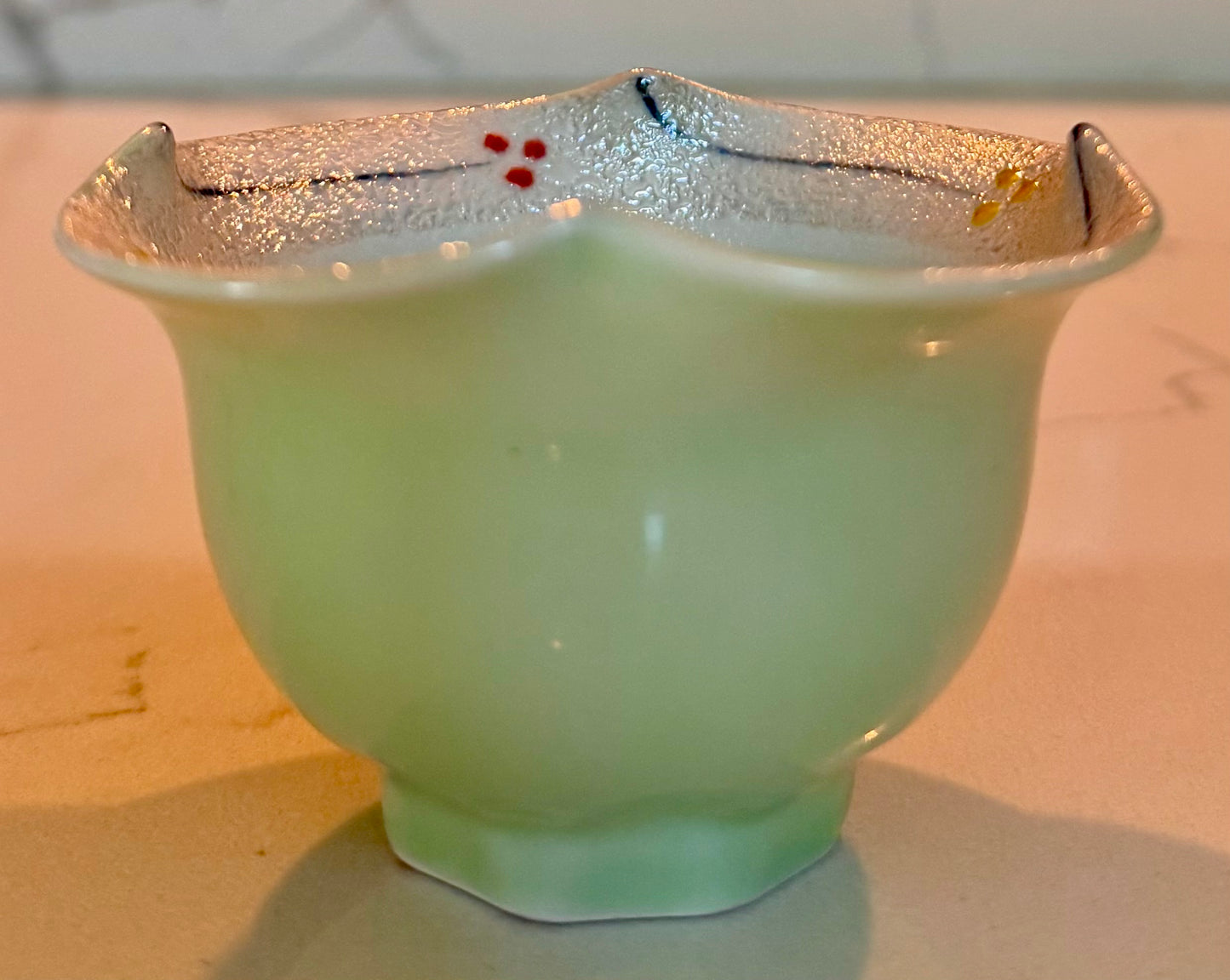Darling Tulip Teacup- Seafoam