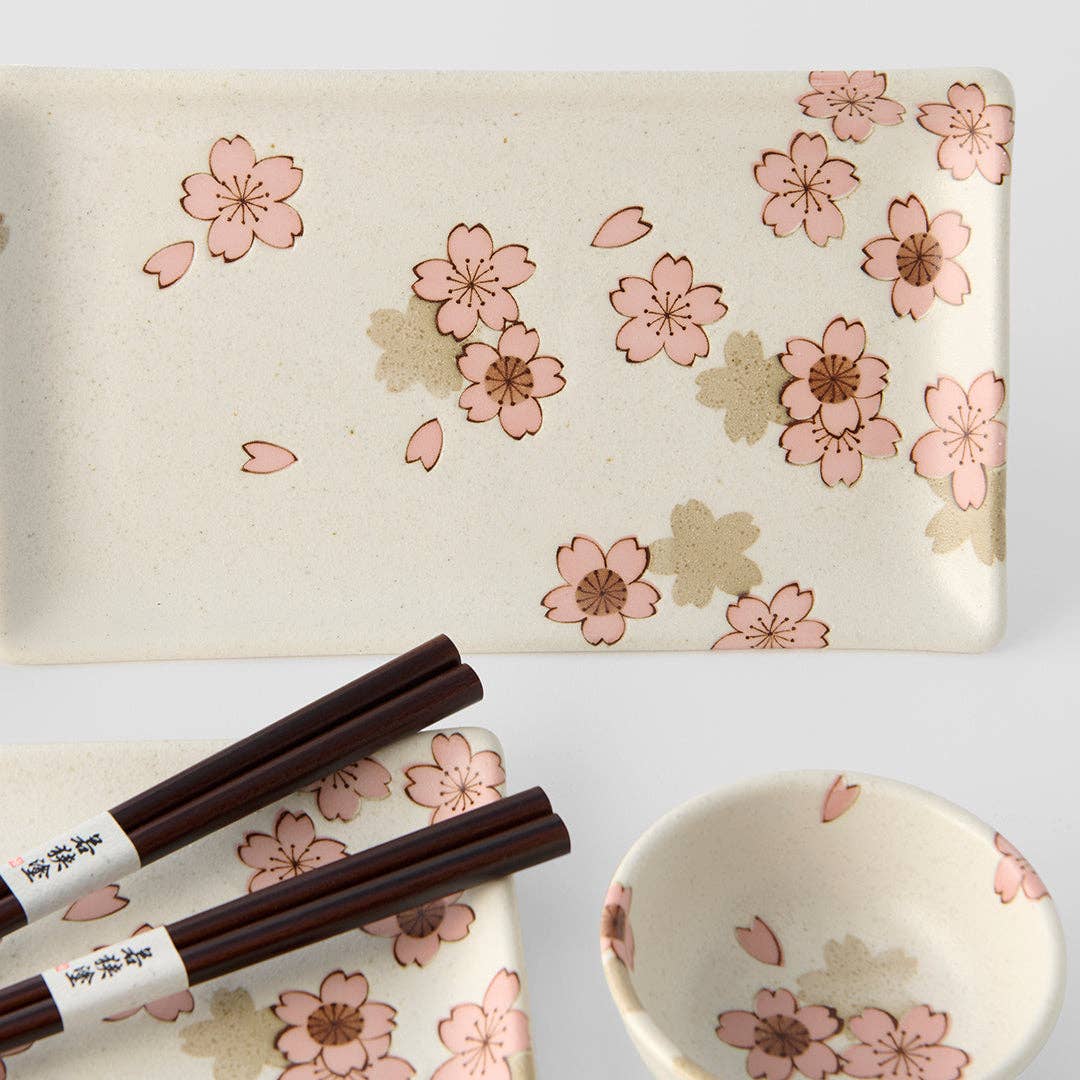 Pink Sakura Sushi Gift Set