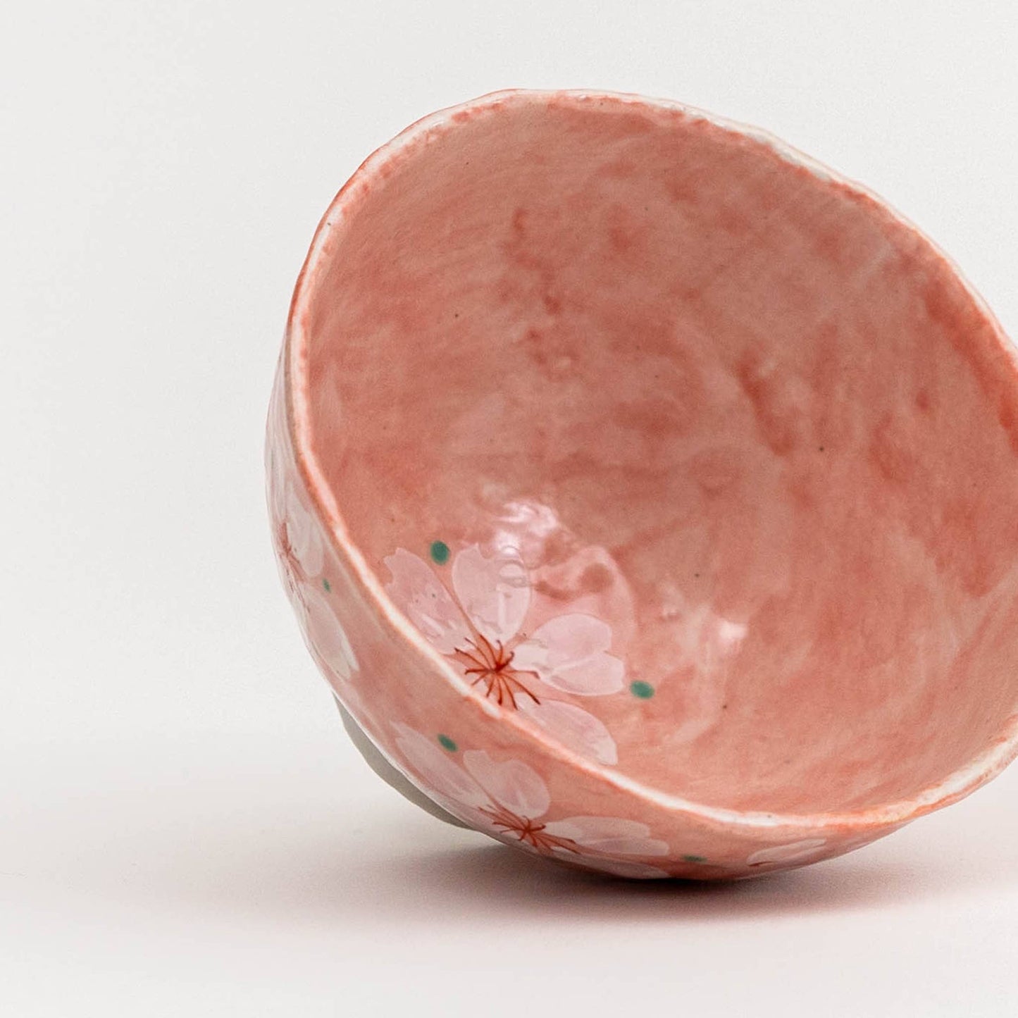 Yayoi-hana Sakura Pink Rice/Tea Bowl