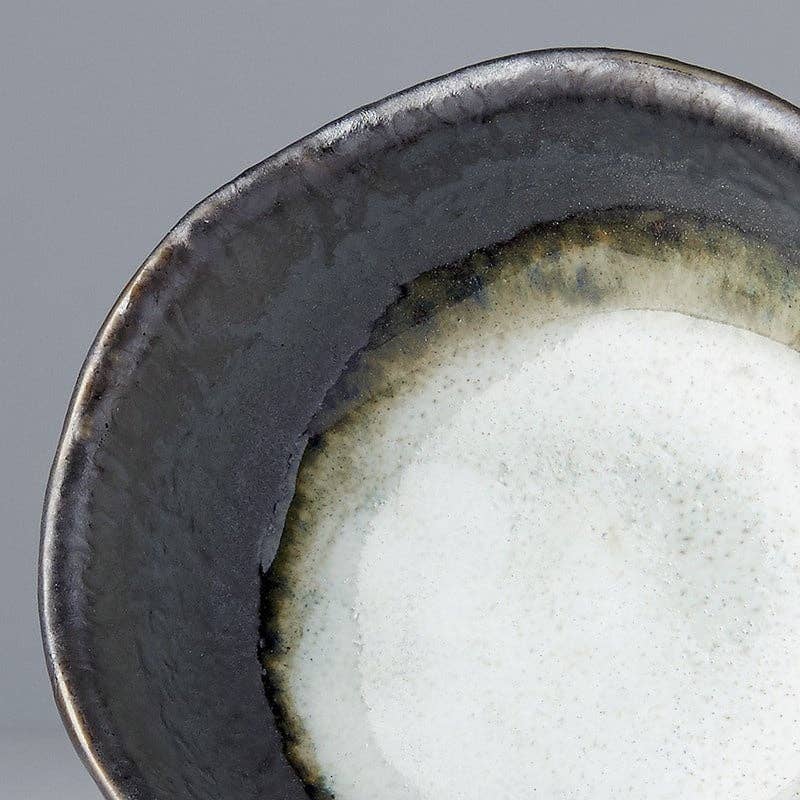 Grey Round Sauce Dish