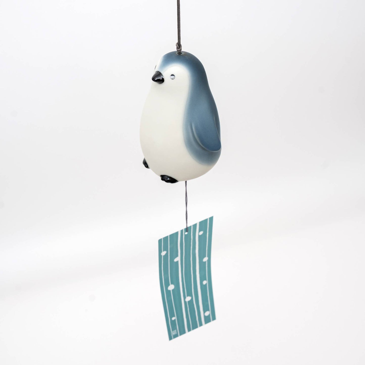 Yakushi Kiln Seto Wind Chime - Penguin