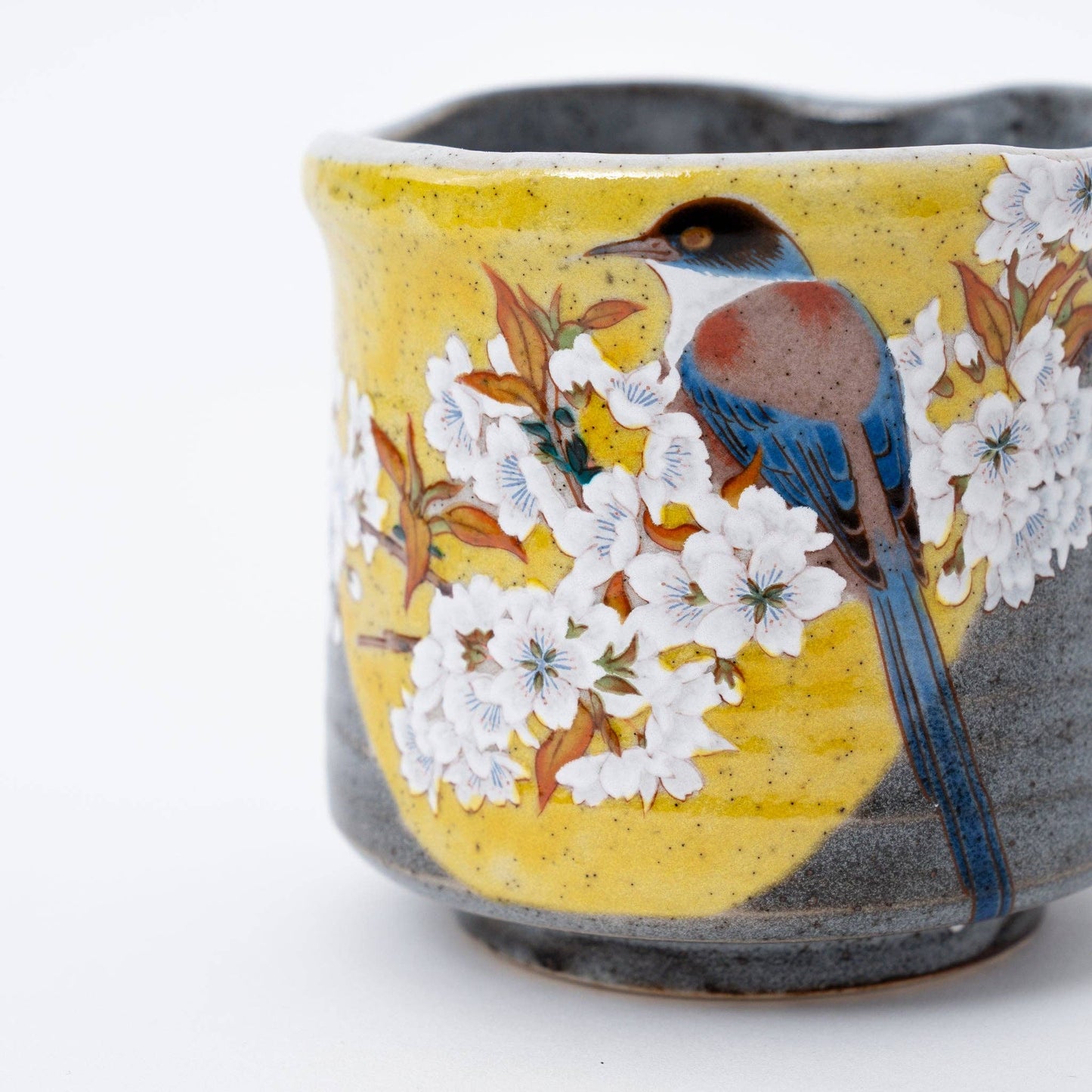 Handmade Kutani Yoshidaya Japanese Tea Cup
