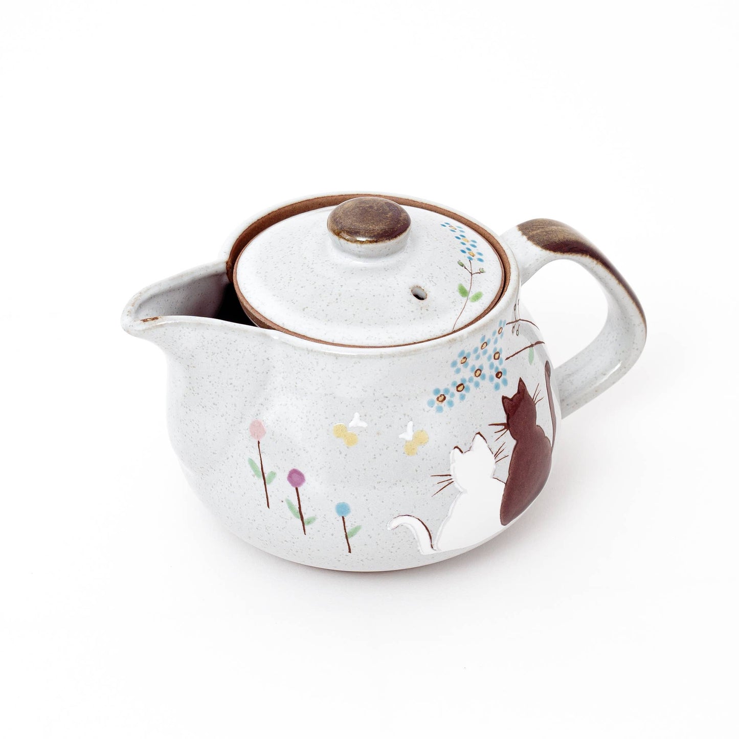 Kutani Ware Handmade Cat Teapot