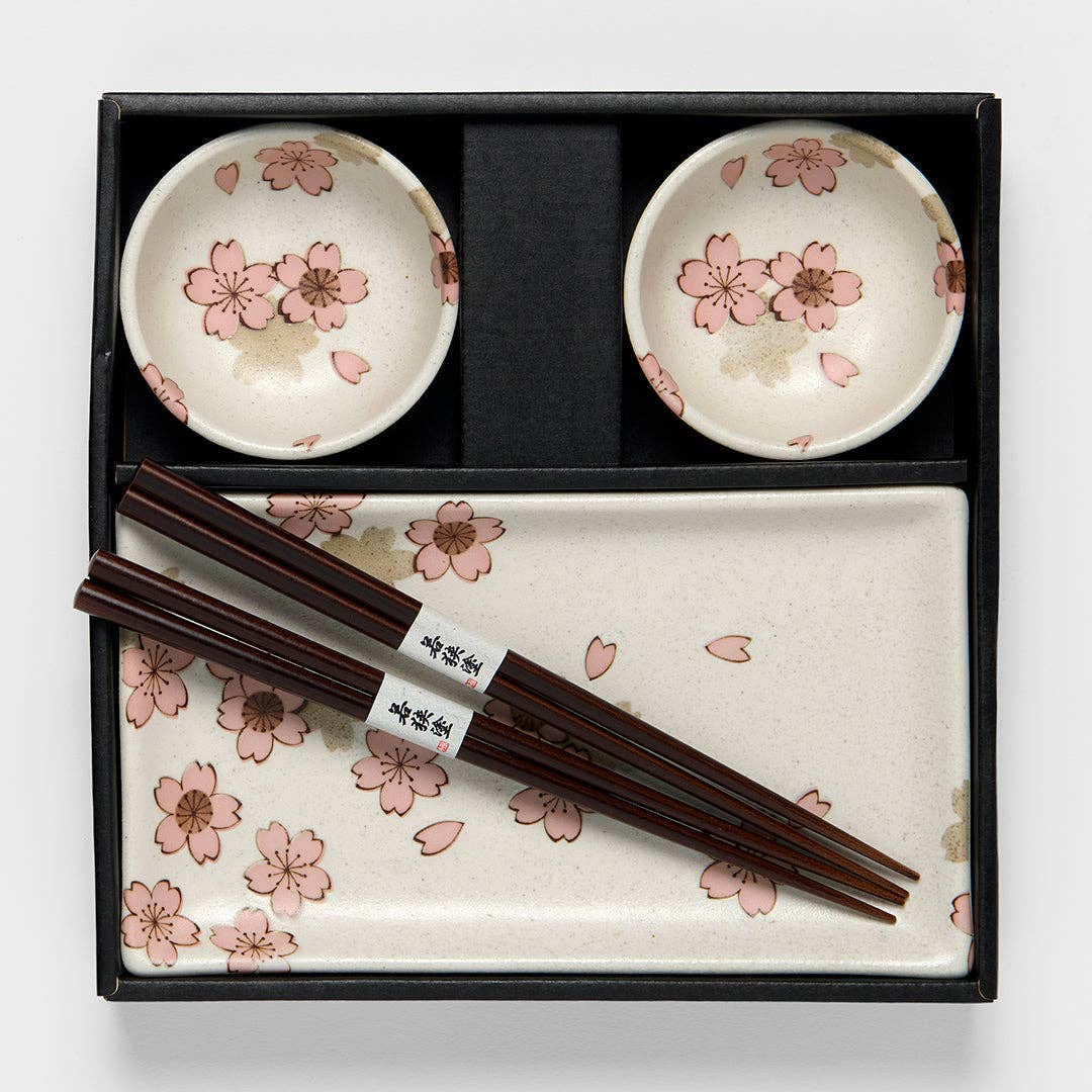 Pink Sakura Sushi Gift Set