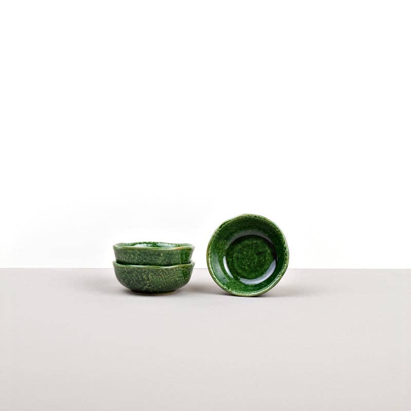 Oribe Green Round Sauce Dish