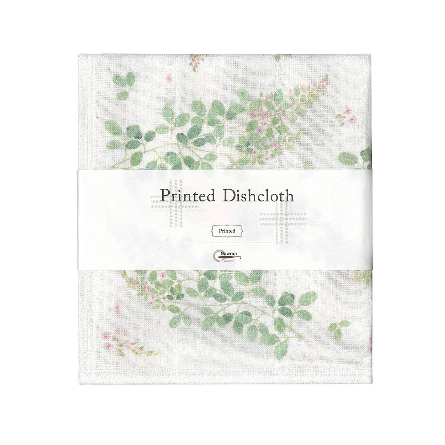 Printed Japanese Dishcloth - Japanese Bush Clover
