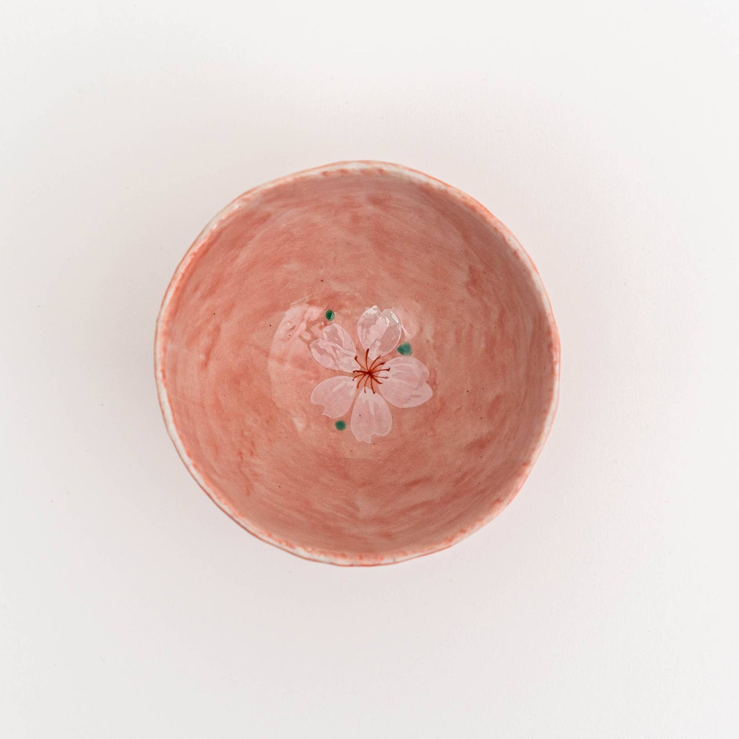 Yayoi-hana Sakura Pink Rice/Tea Bowl