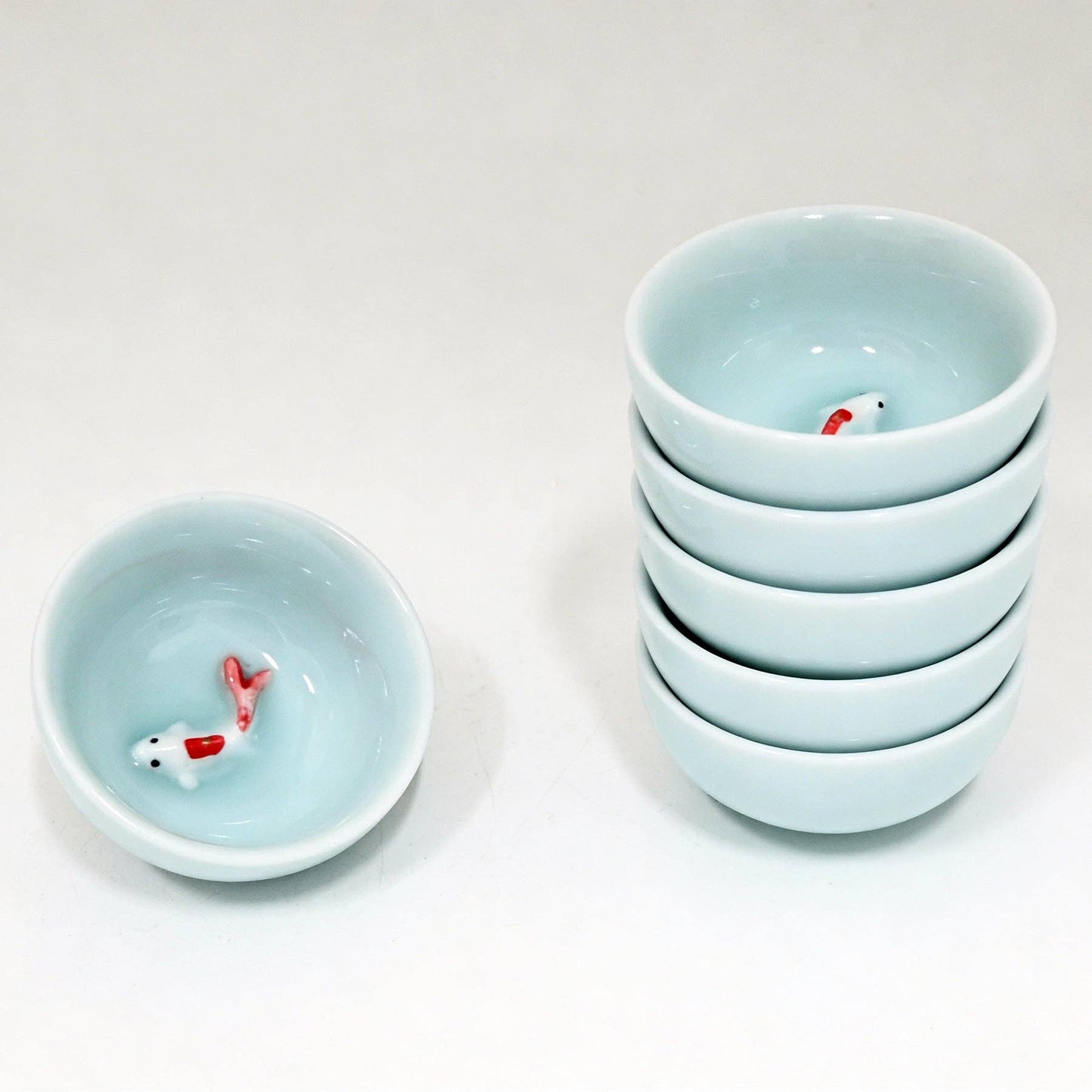 Koi Fish Tea Cups- 6 Piece Set