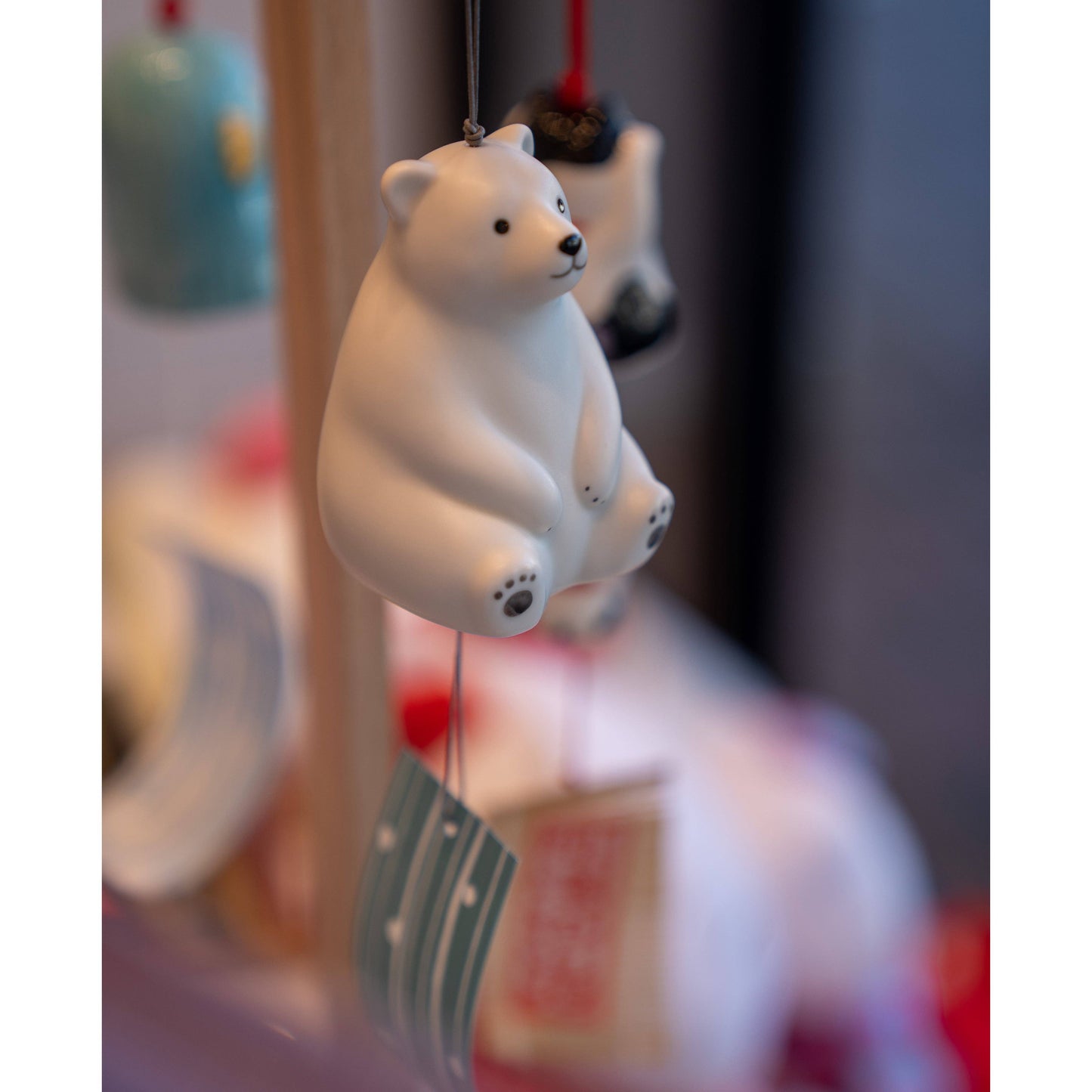 Yakushi Kiln Seto Wind Chimes - Polar Bear