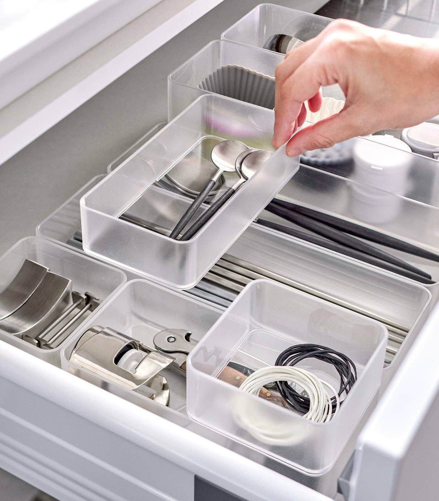 Stackable Clear Organizers [Set of 2] - Small