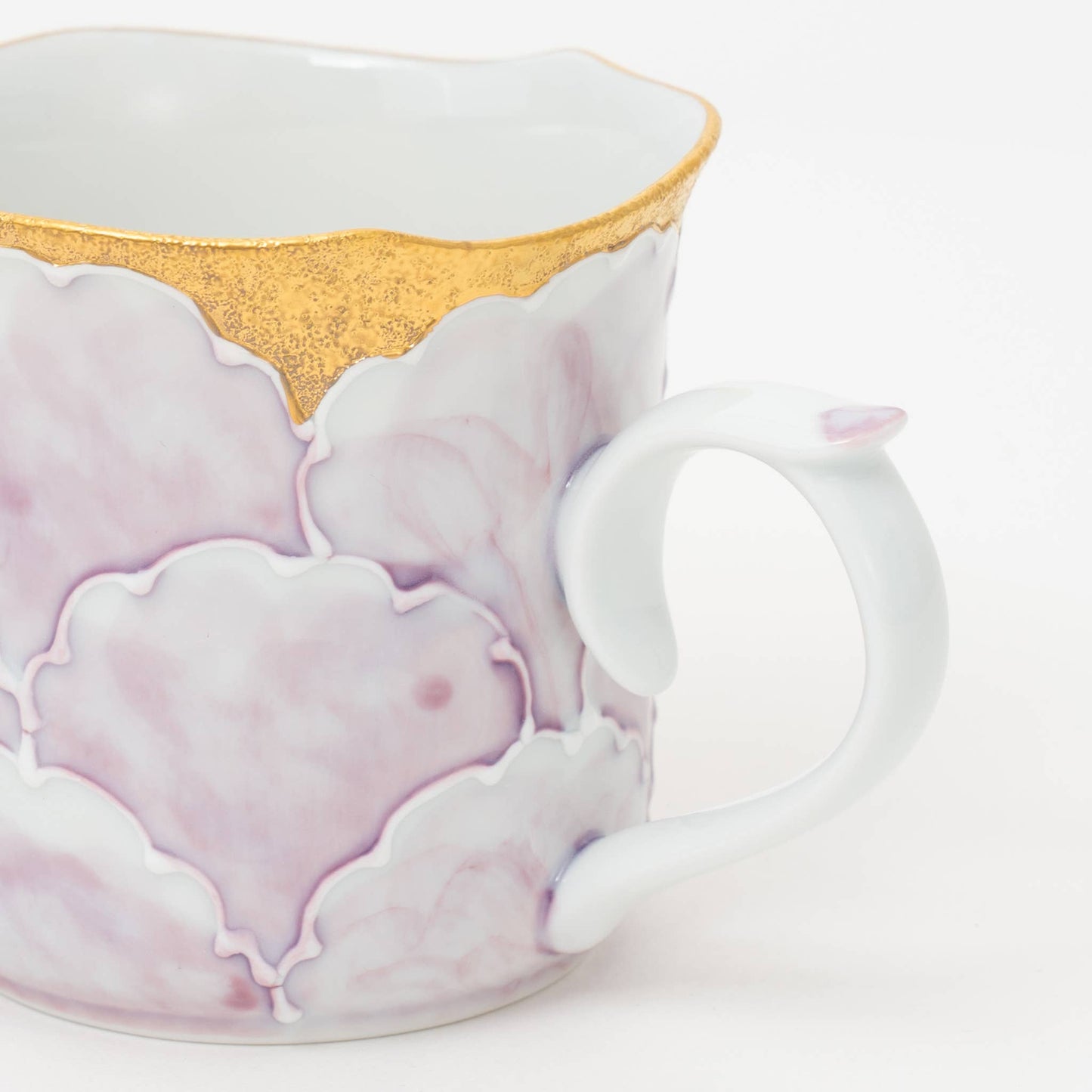Handmade Artia Peony Mug- Lilac