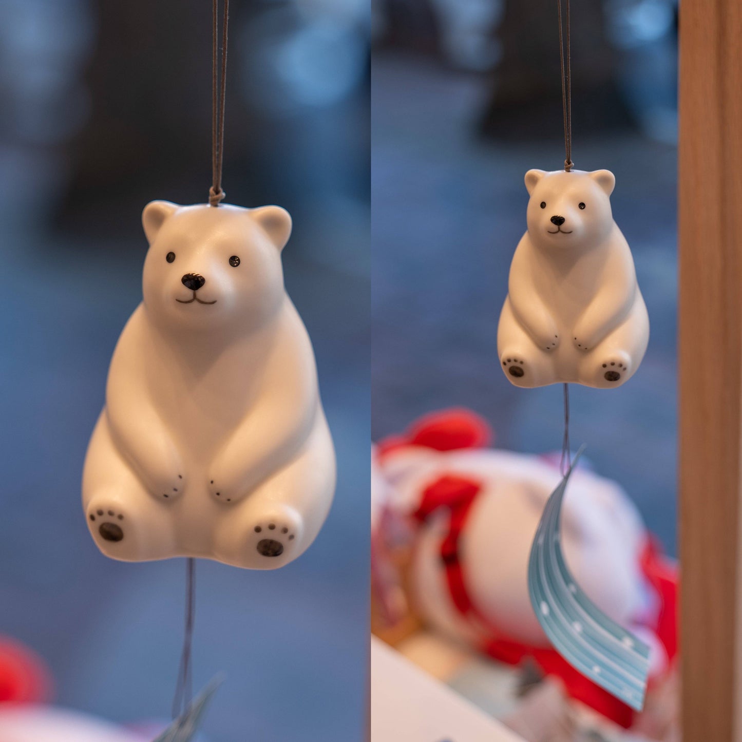 Yakushi Kiln Seto Wind Chimes - Polar Bear