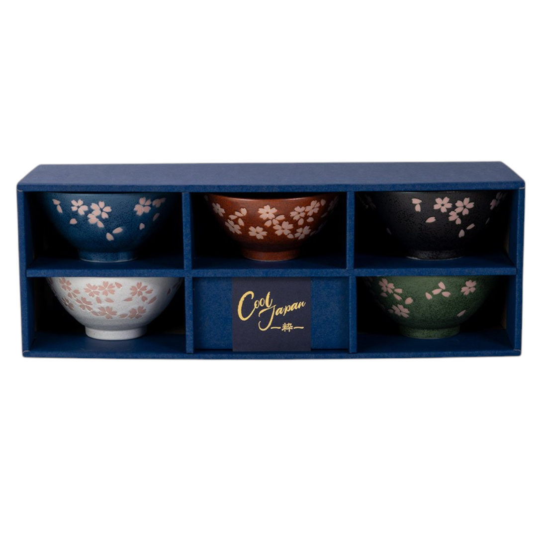 5 Piece Sakura Bowl Gift Set