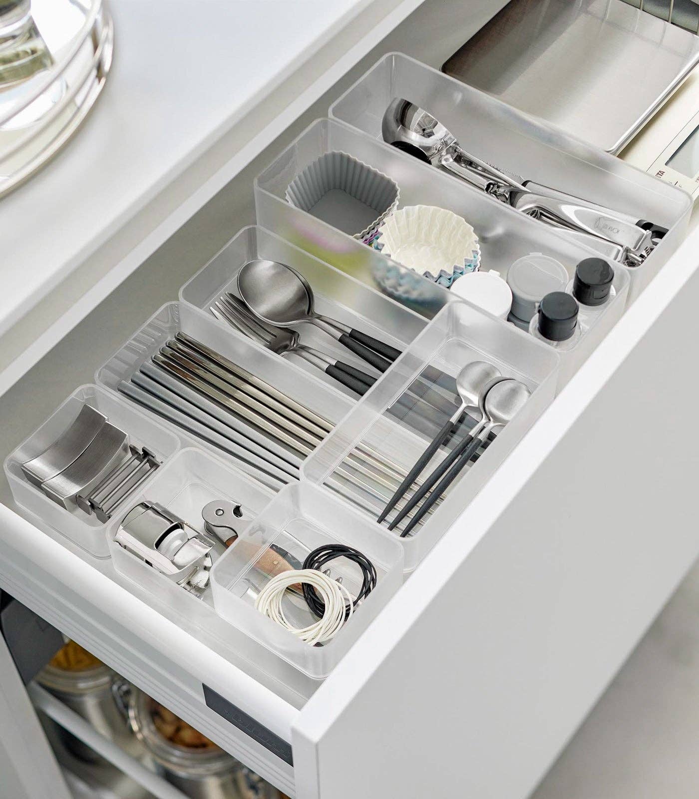 Stackable Clear Organizers [Set of 2] - Small