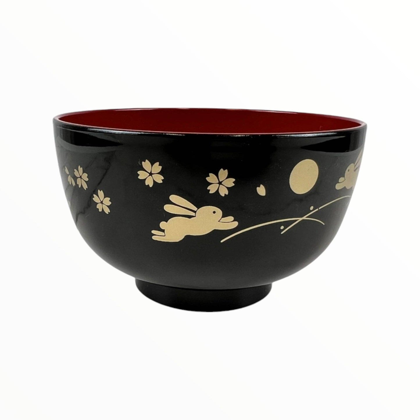 Lacquered Rabbit Miso Soup Bowl