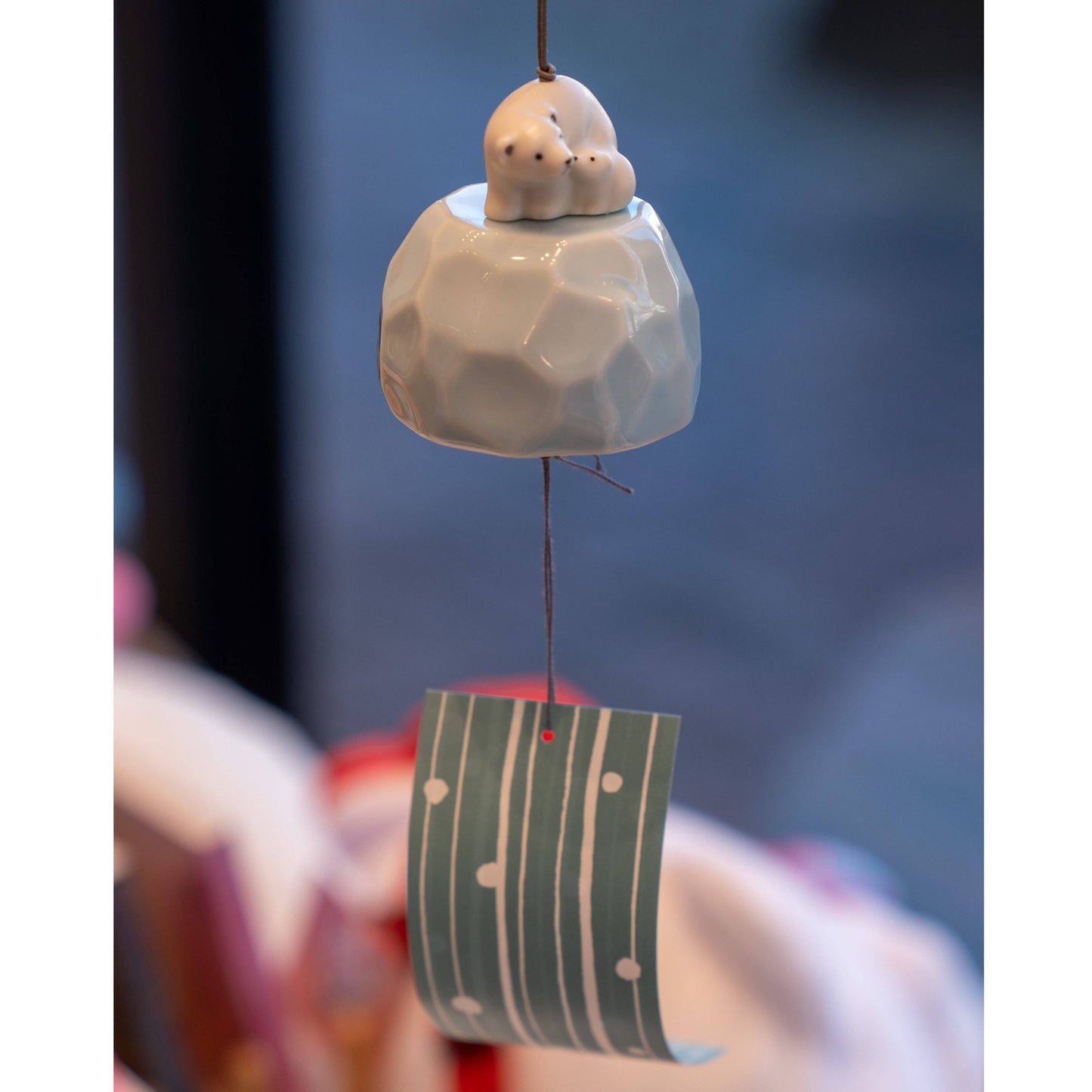 Yakushi Kiln Seto Wind Chimes - Polar Bear Parent and Child