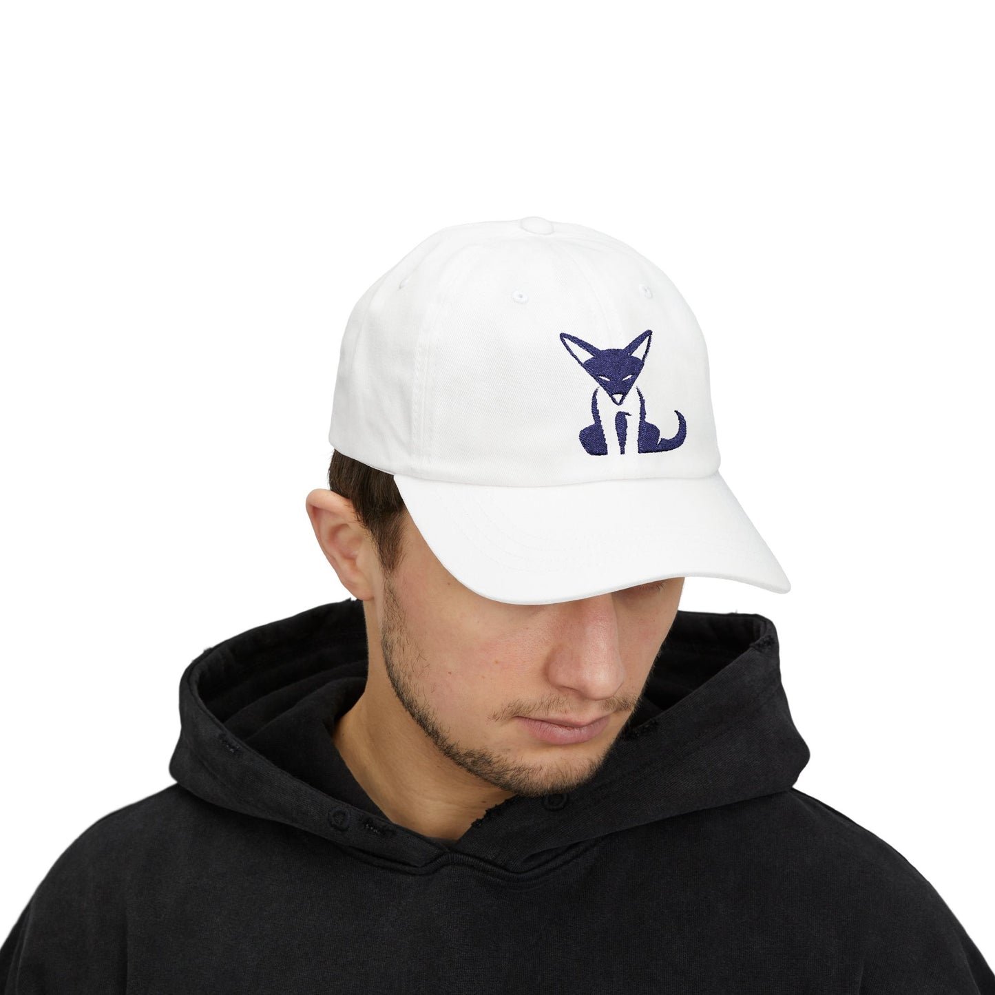 Murasaki Goods Fox & Raven Embroidered Classic Dad Cap