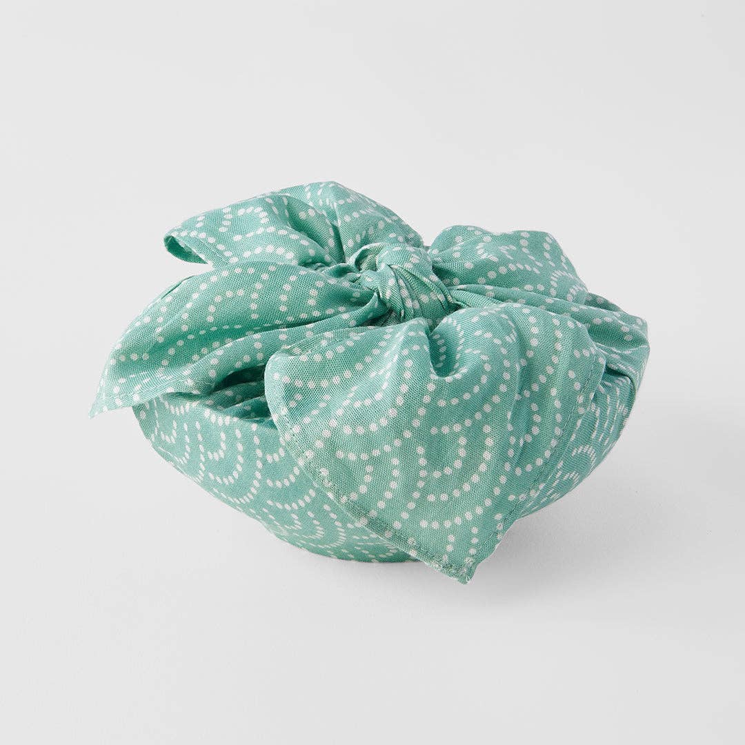 Green Furoshiki Wrap- Large