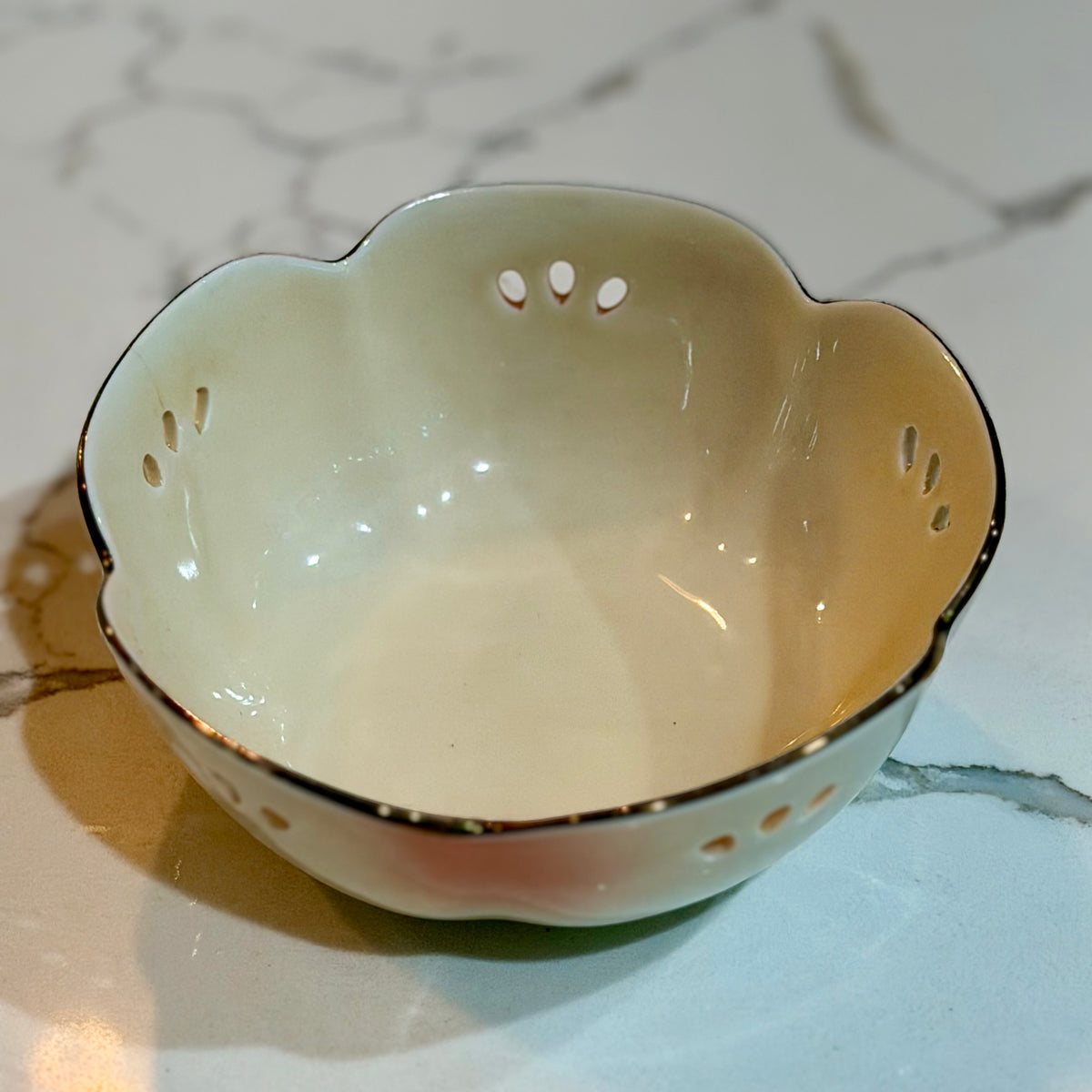 Multi-Pastel Lace Bowl- *Kintsugi Project* Discount