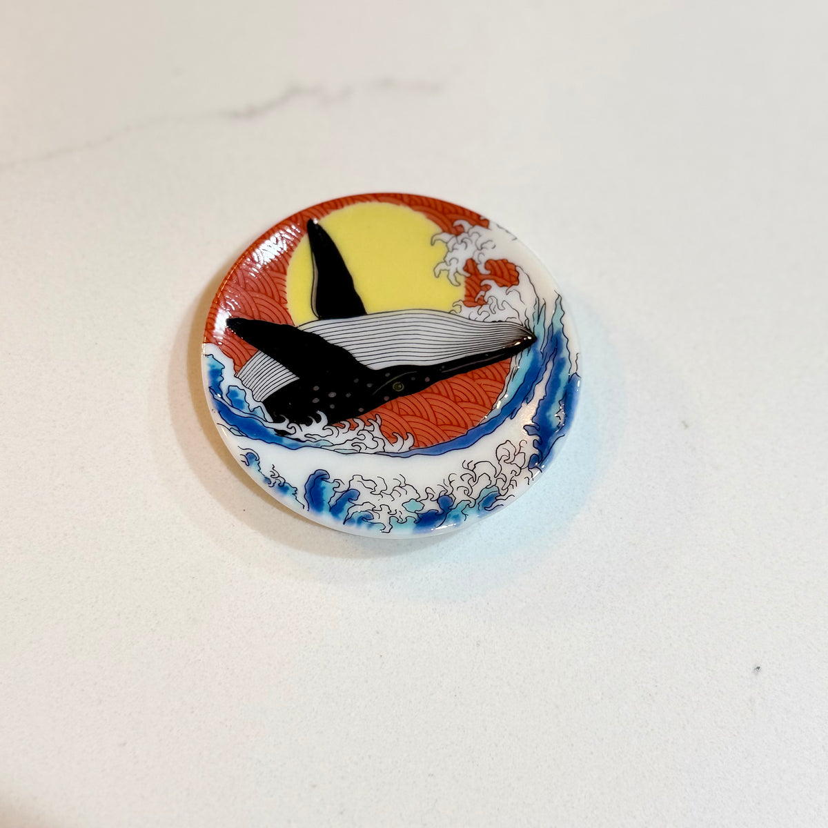 Kutani Princess Chopstick Holders (Tiny Plates)