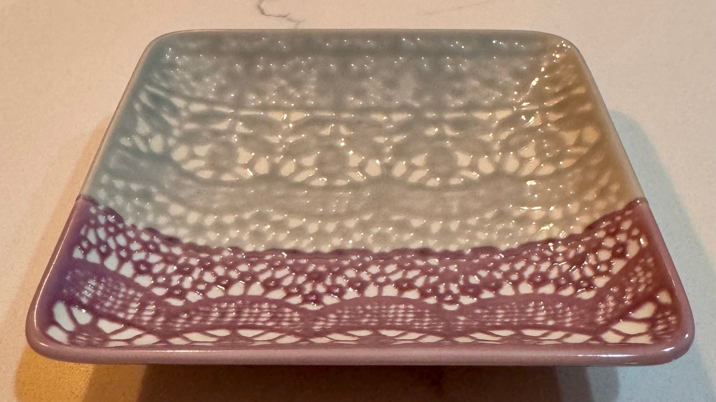 Pressed Lace Plate