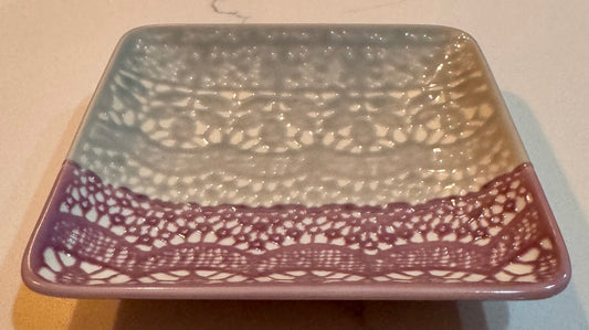 Pressed Lace Plate
