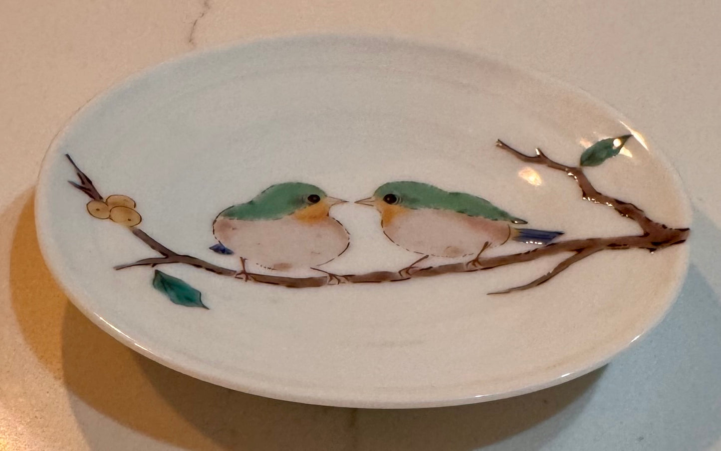 Lovebirds Appetizer Plate