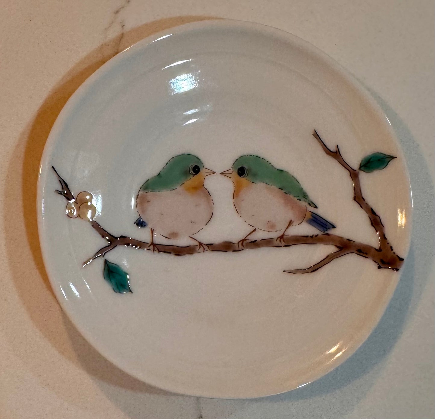 Lovebirds Appetizer Plate