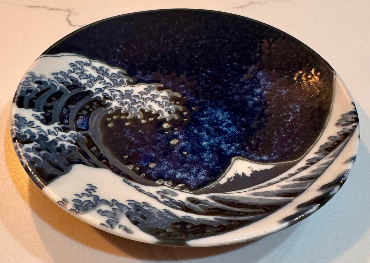 Hokusai Appetizer Plate