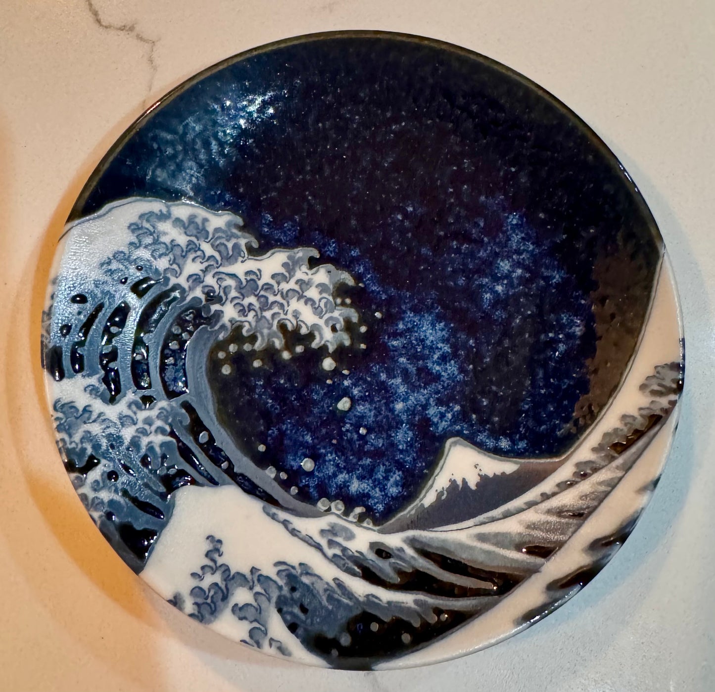 Hokusai Appetizer Plate