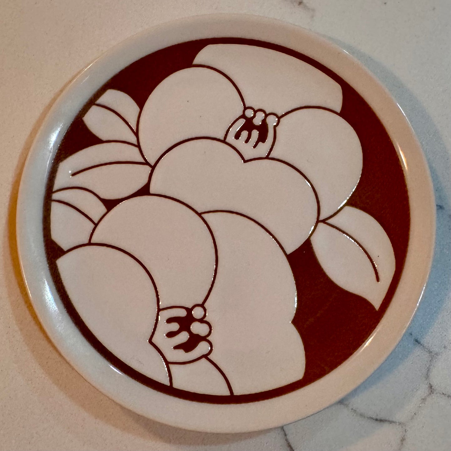 Roots White Gardenia Plate