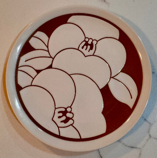 Roots White Gardenia Plate