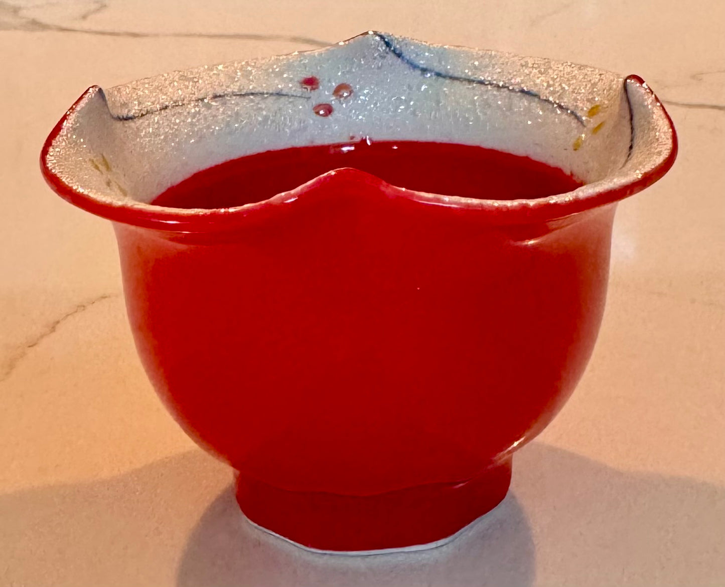 Darling Tulip Teacup- Red