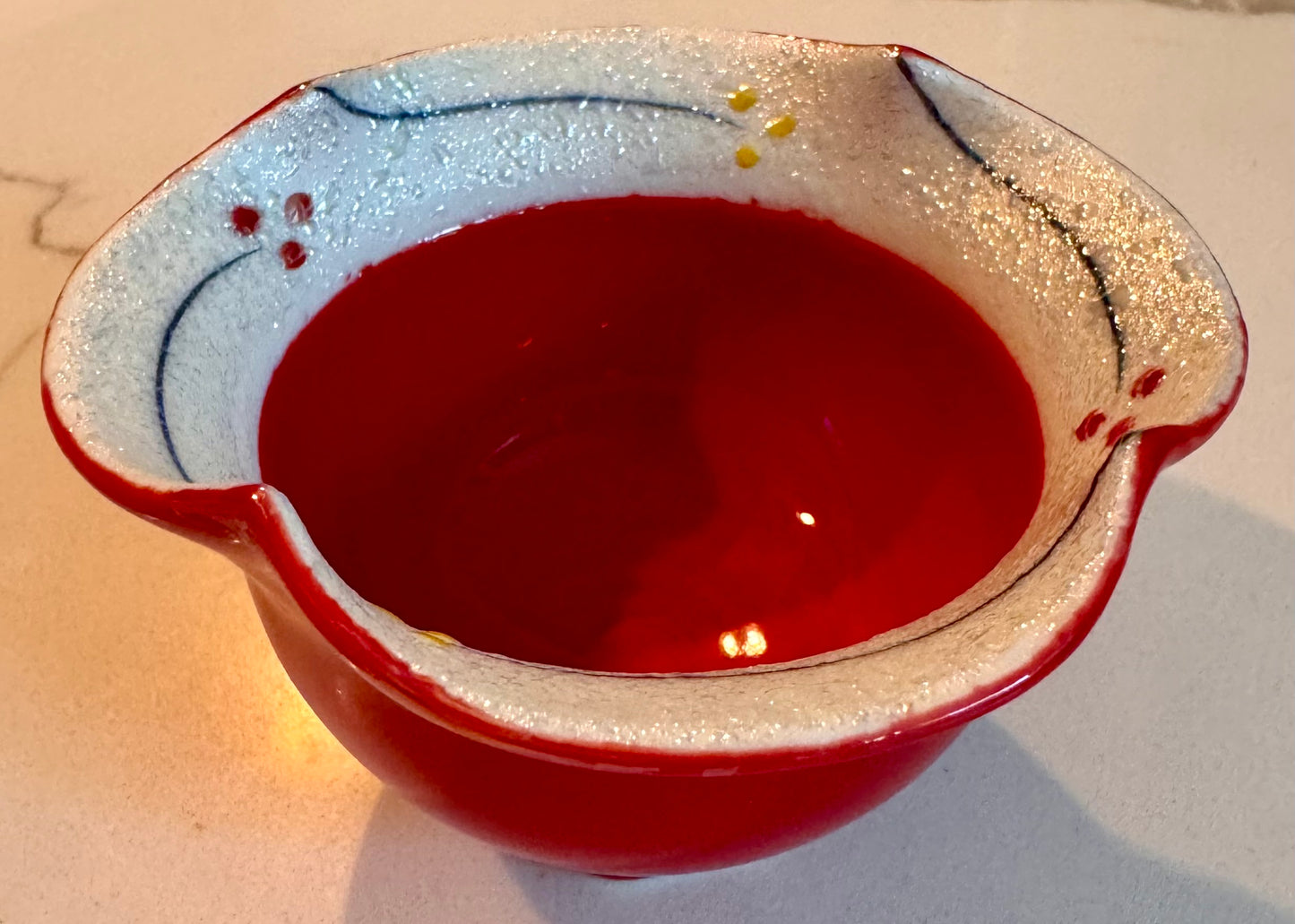 Darling Tulip Teacup- Red