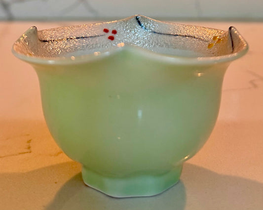 Darling Tulip Teacup- Seafoam
